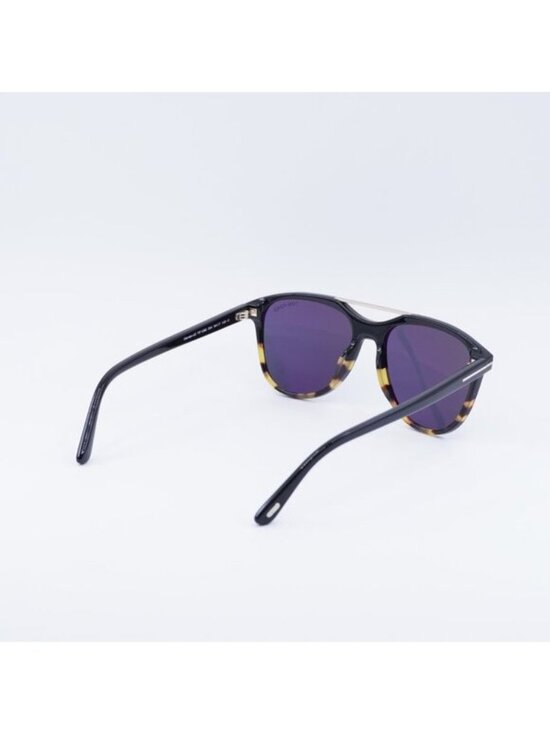 Tom Ford FT1098 05A Damian-02 Sunglasses Black Aviator Frame, Smoke Lenses main image 7